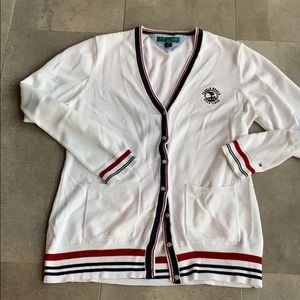 PEBBLE BEACH GOLF SWEATER XL WHITE